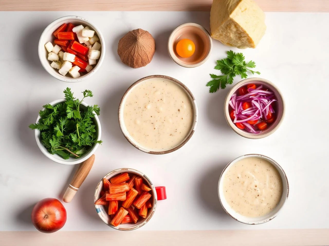 Ingredients for Boston Fish Chowder