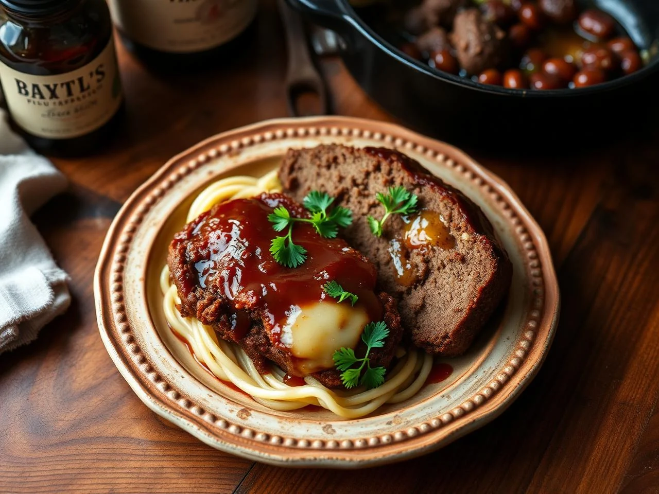 Bourbon Glazed Meatloaf
