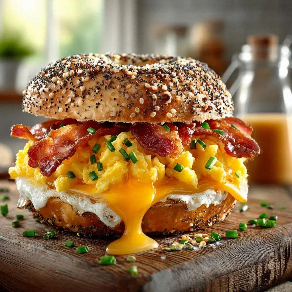 Breakfast Bagel Sandwich: The 