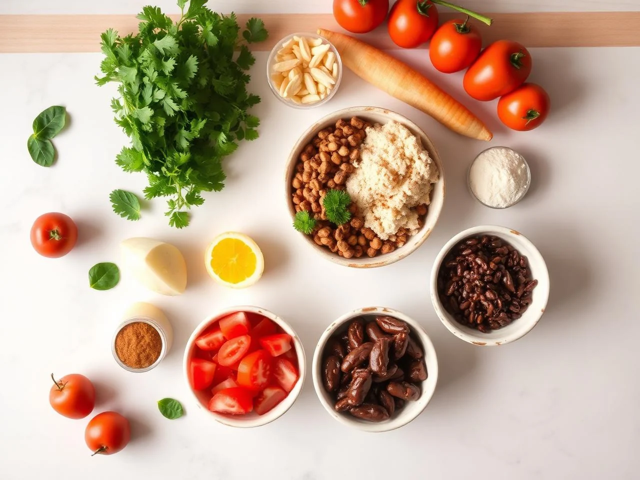 Ingredients for Breakfast Burrito