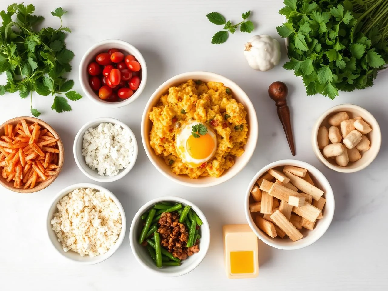 Ingredients for Breakfast Casserole