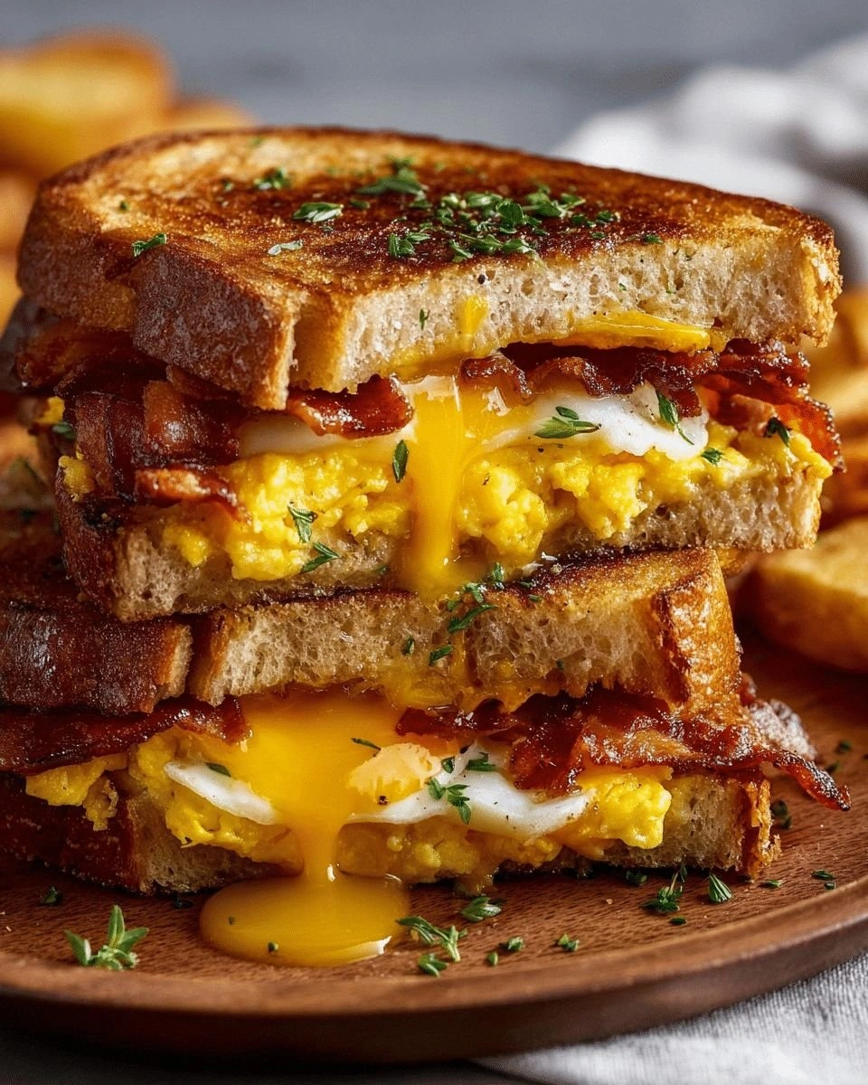 Breakfast Grilled Cheese
