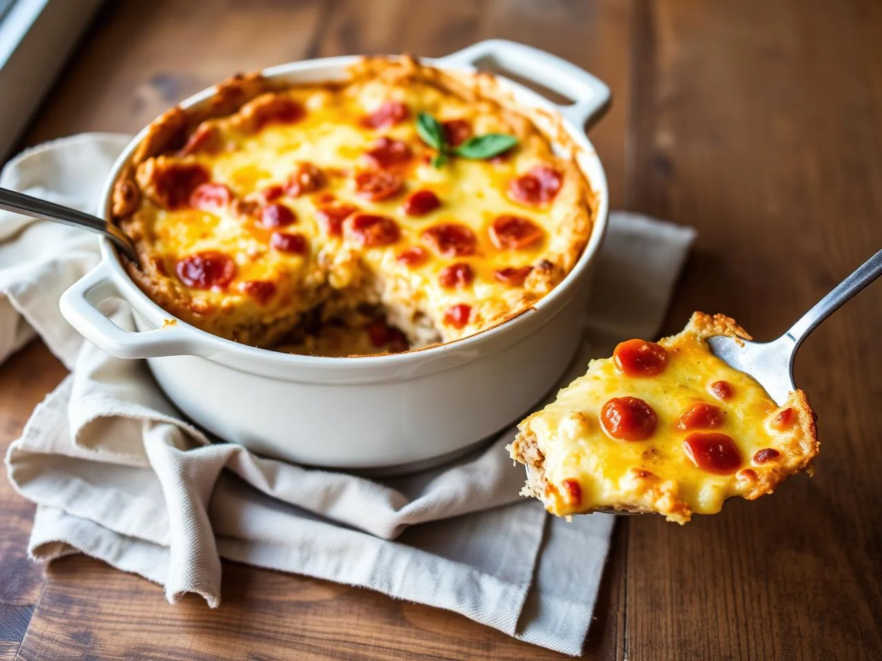 Breakfast Pizza Bake