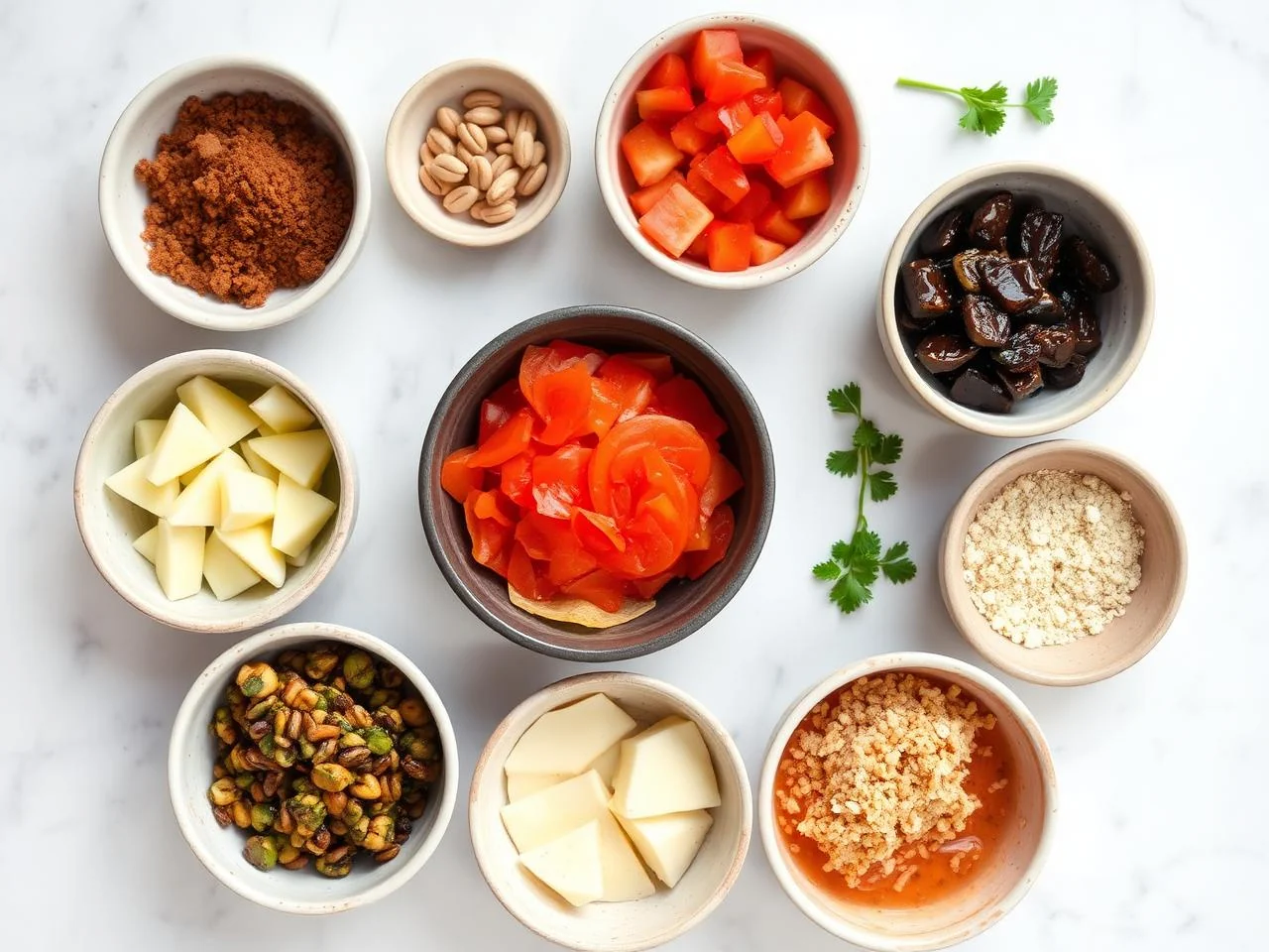 Ingredients for Breakfast Quesadillas