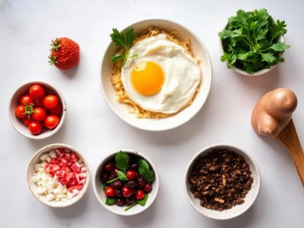 Ingredients for Breakfast Strata