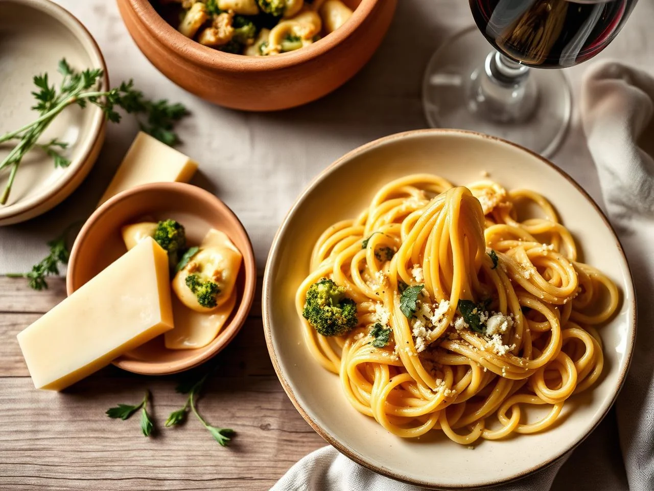 Broccoli And Cheese Ravioli