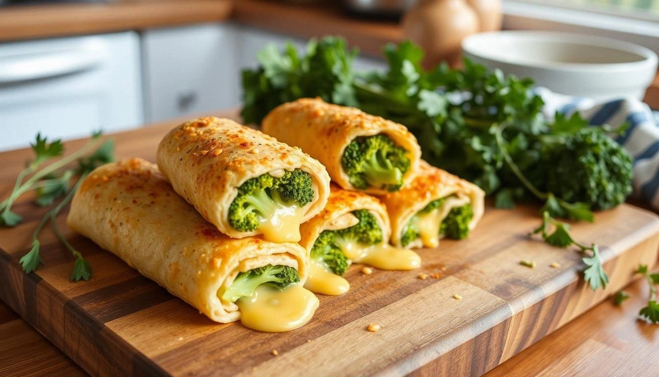 Broccoli Cheddar Chicken Rollu