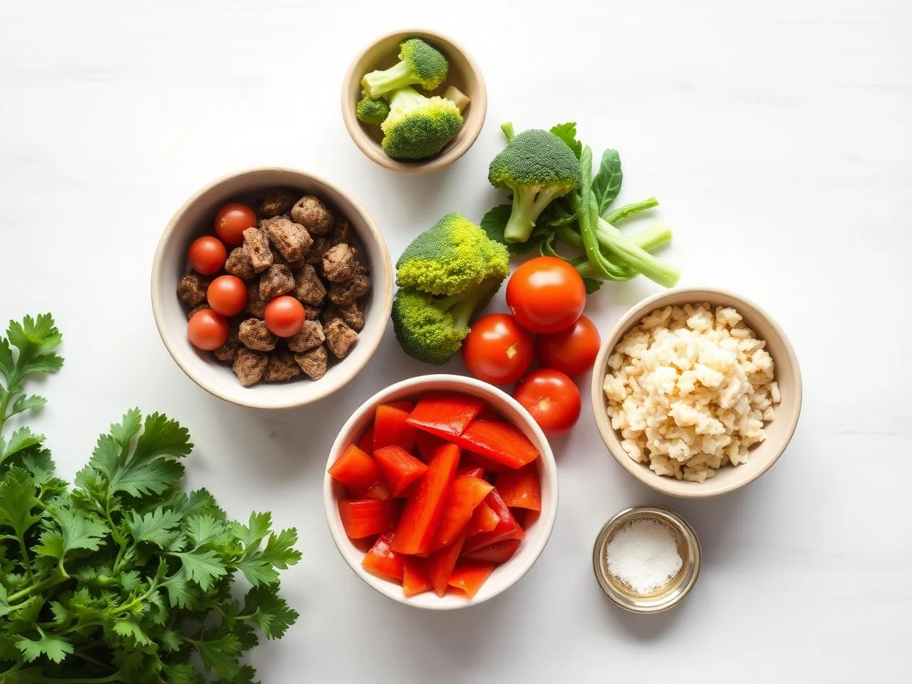 Ingredients for Broccoli Rice Casserole