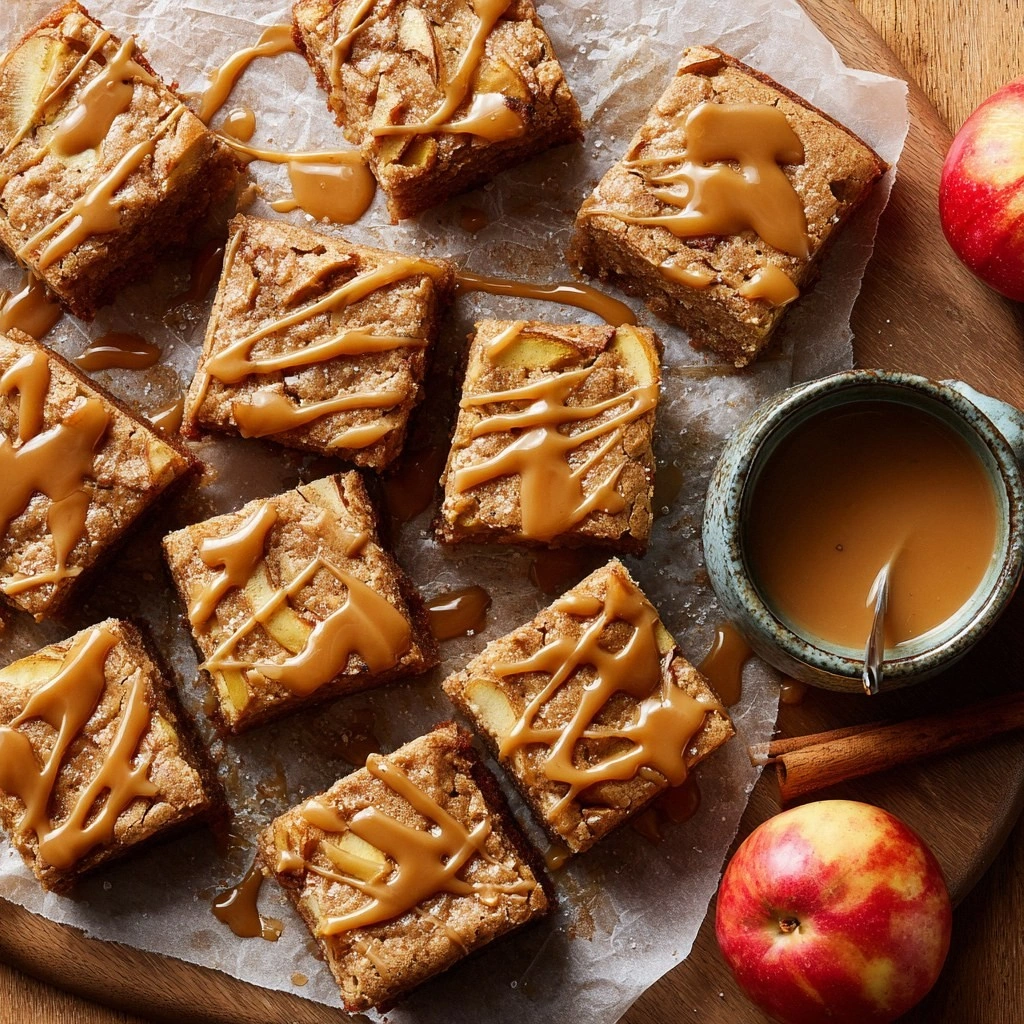 Brown Butter Apple Blondies wi