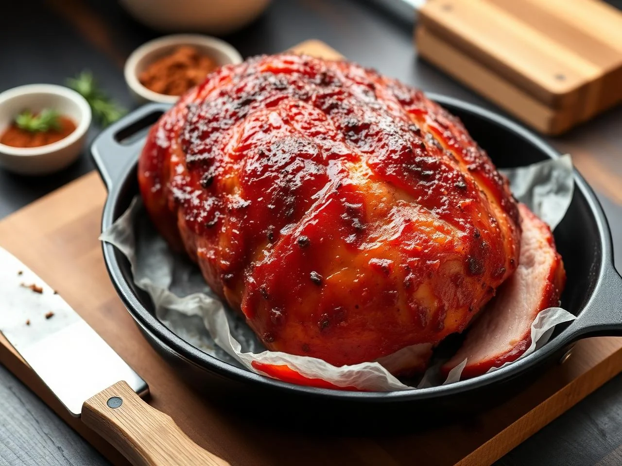 Brown Sugar Glazed Ham
