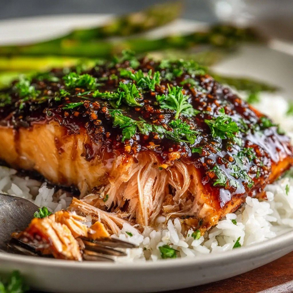 Brown Sugar Glazed Salmon (The