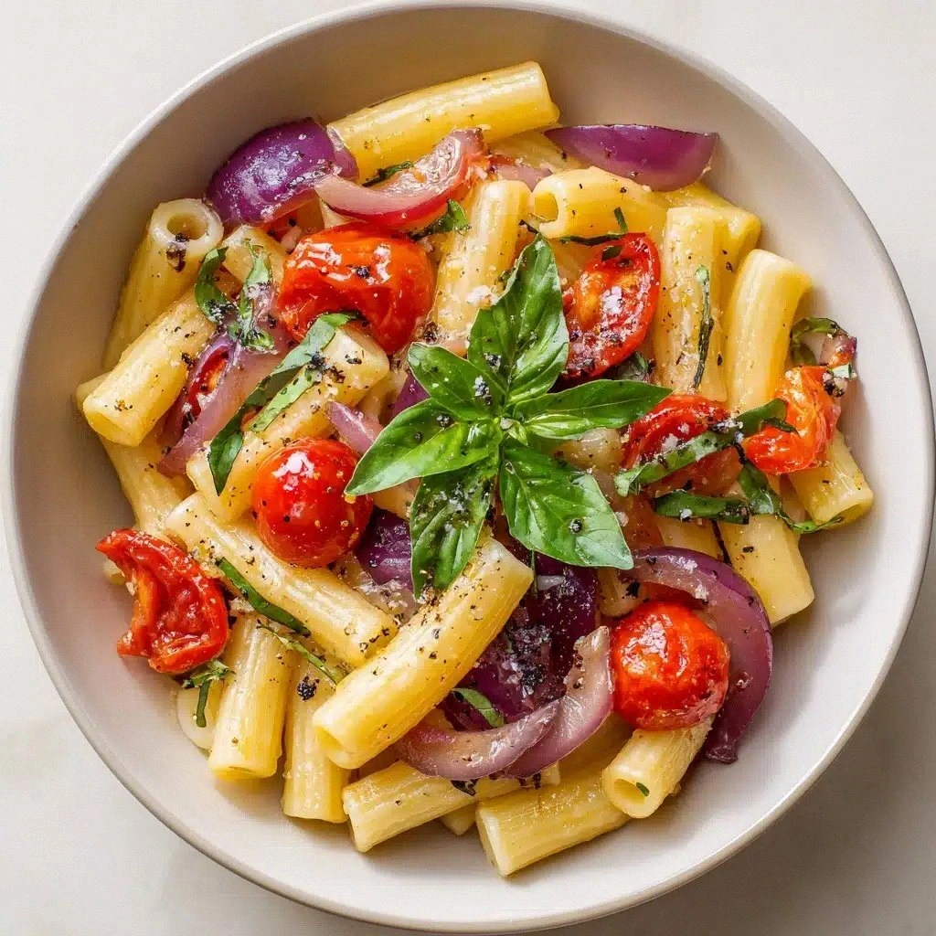 Bruschetta Pasta Salad Recipe