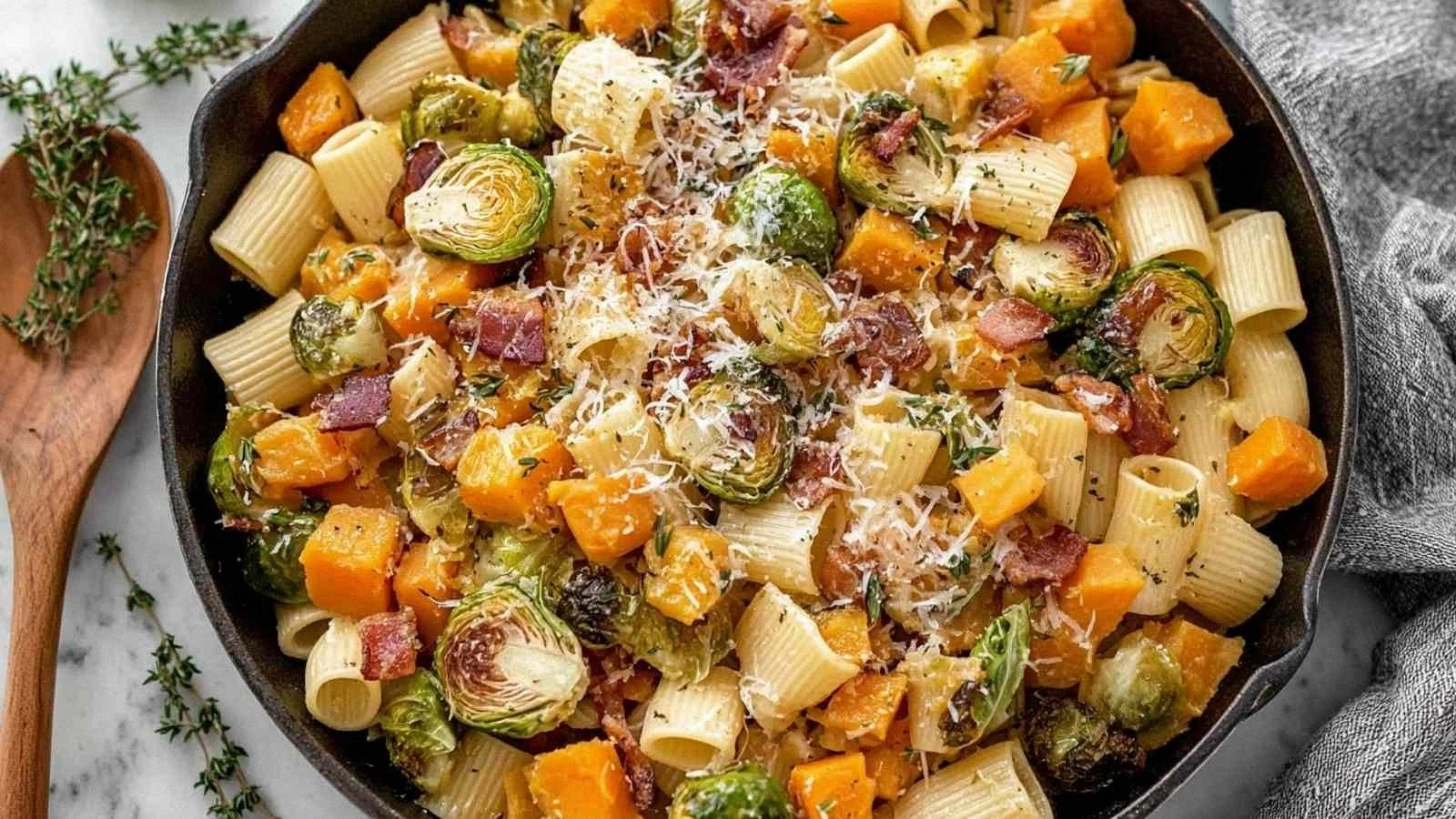 Brussels Sprouts and Butternut
