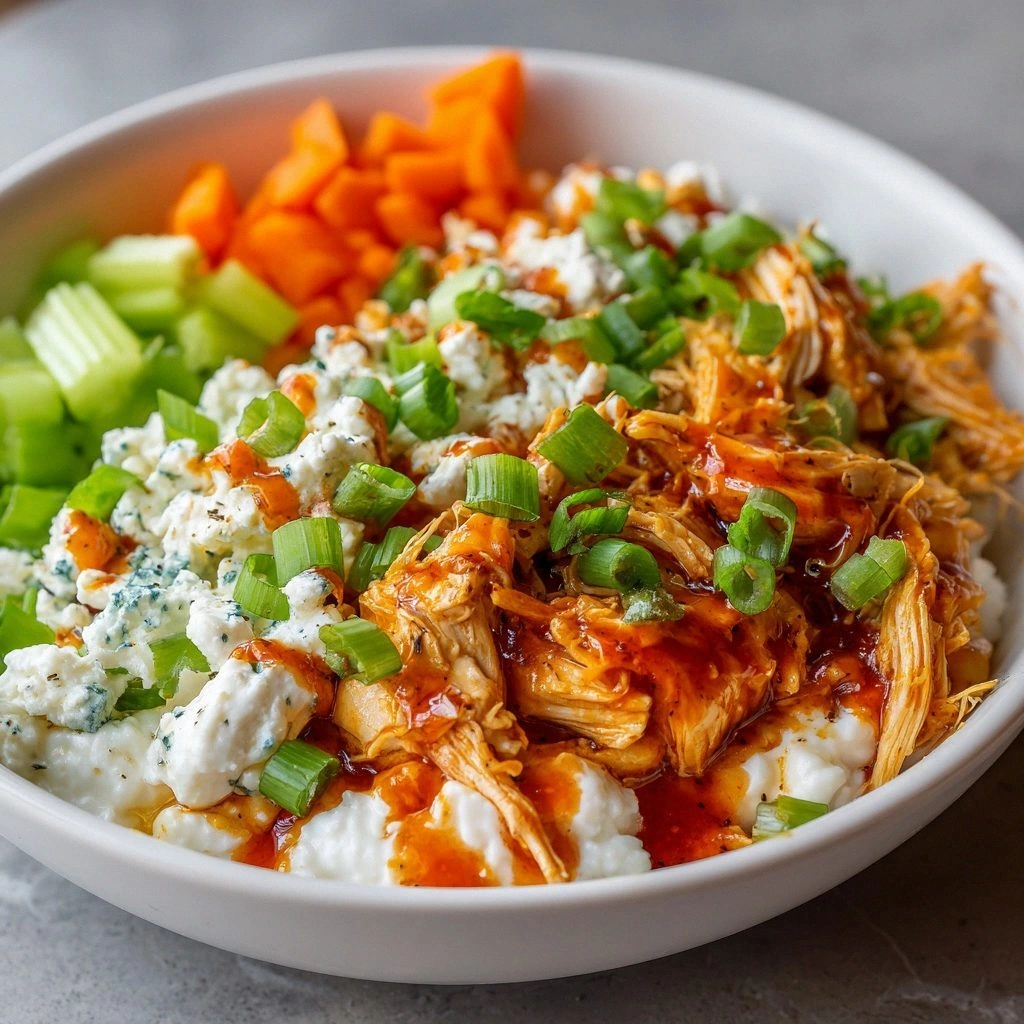 Buffalo Chicken Cottage Cheese