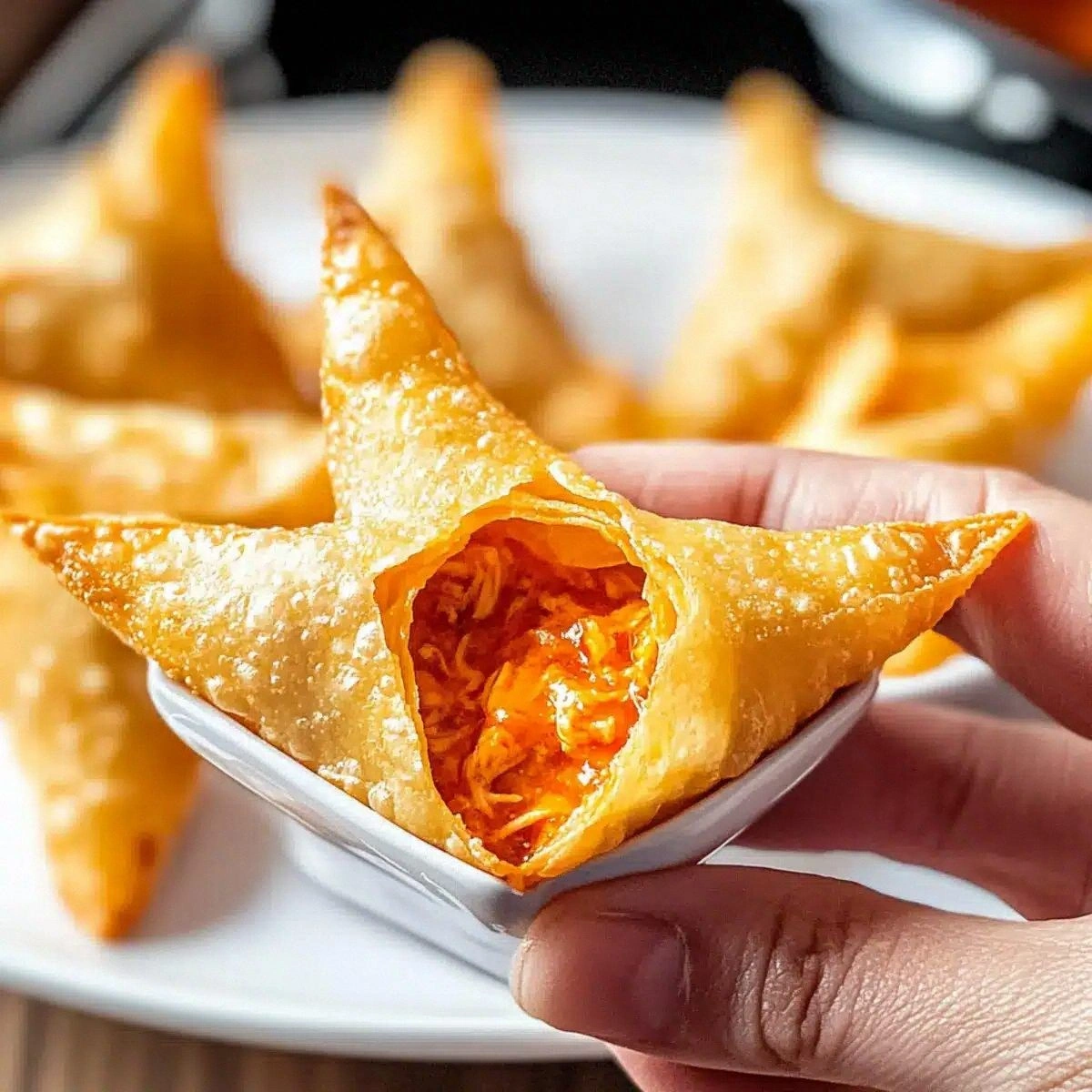 Buffalo Chicken Rangoons: Crispy Appetizers with a Kick