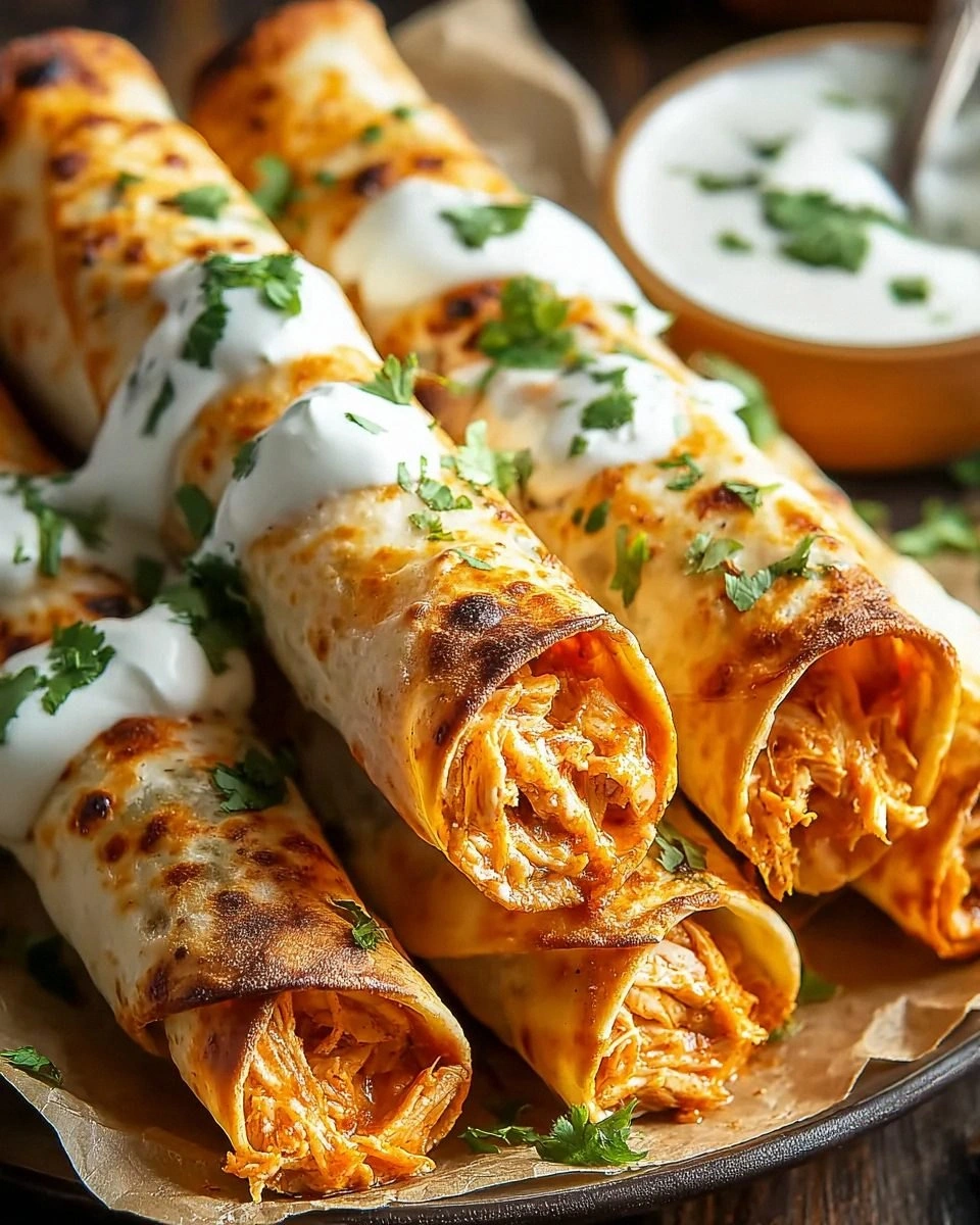 Buffalo Chicken Taquitos that Everyone Will Love!