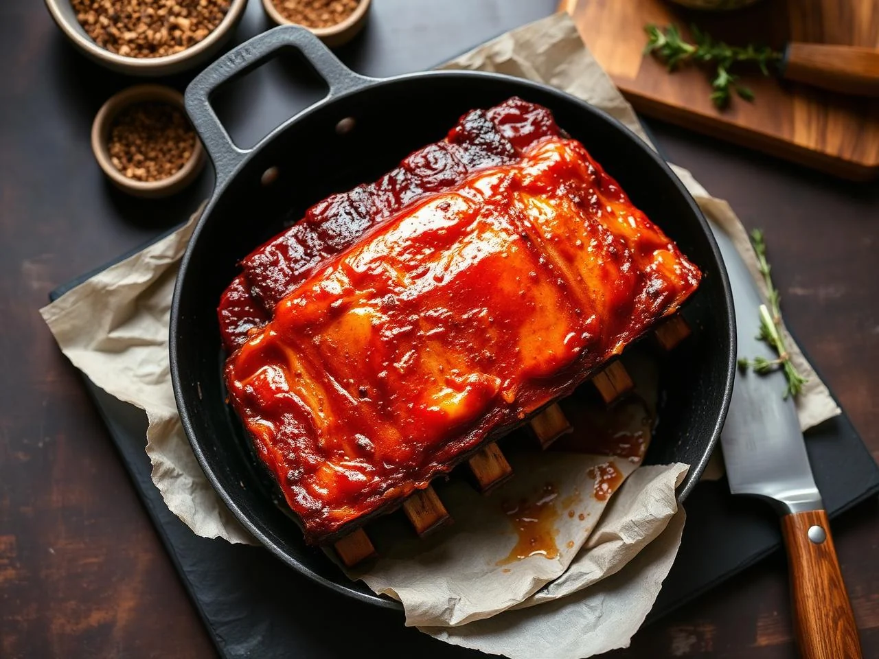 Buffalo Style Pork Ribs