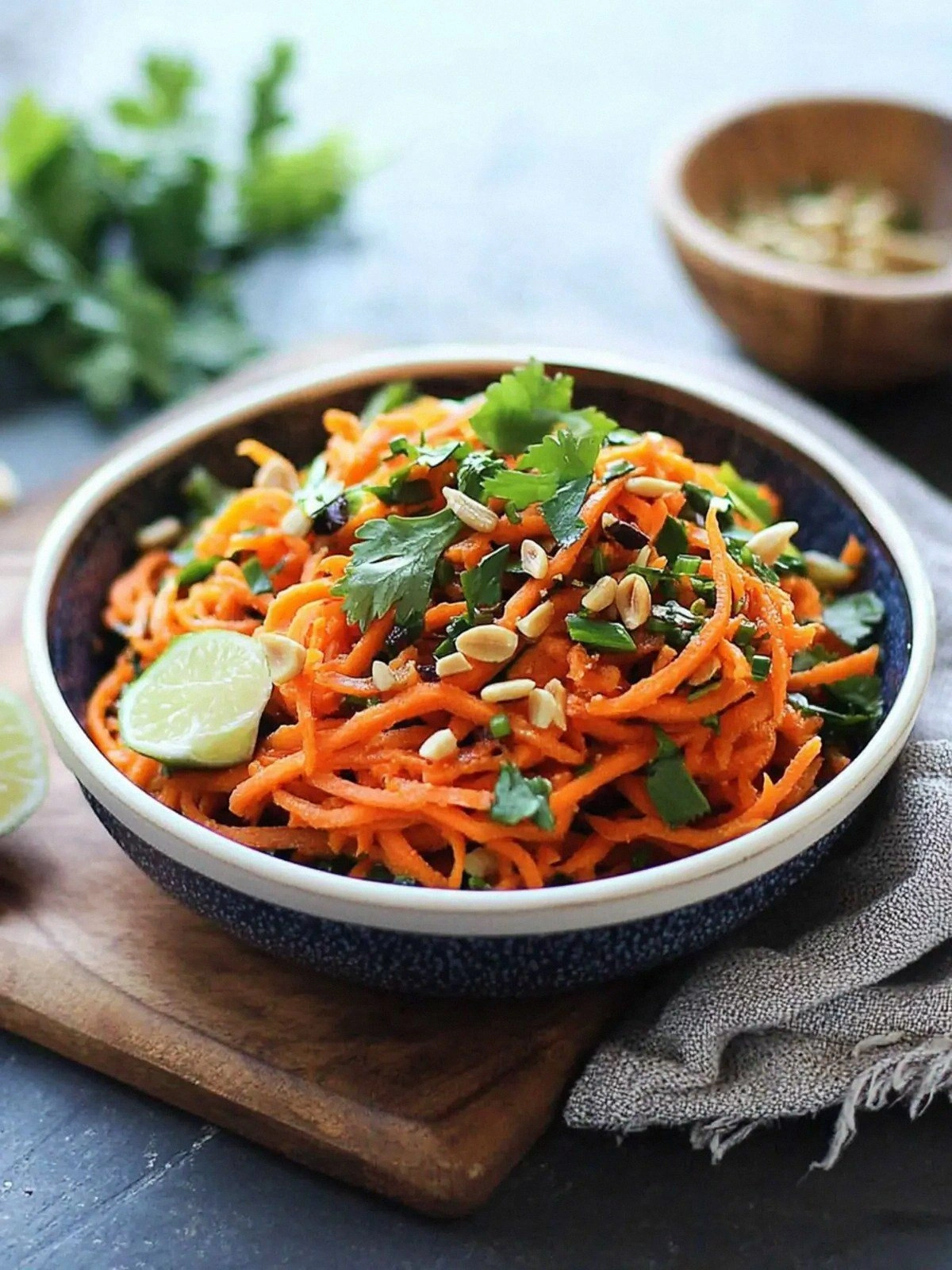 Burmese Grated Carrot Salad: F