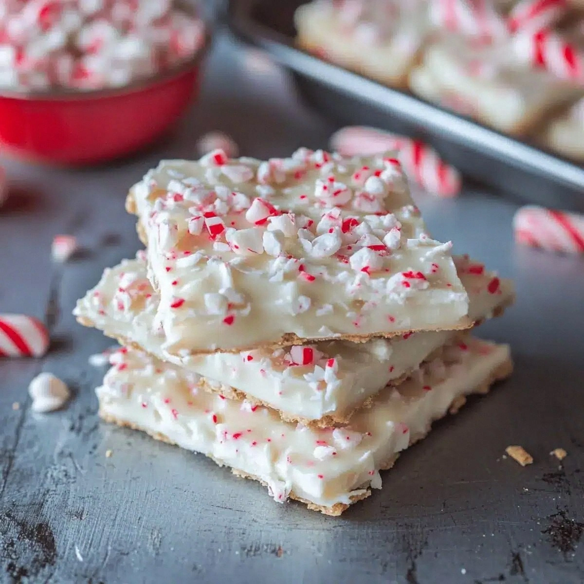Butter Cracker Peppermint Bark for a Festive Crunchy Delight