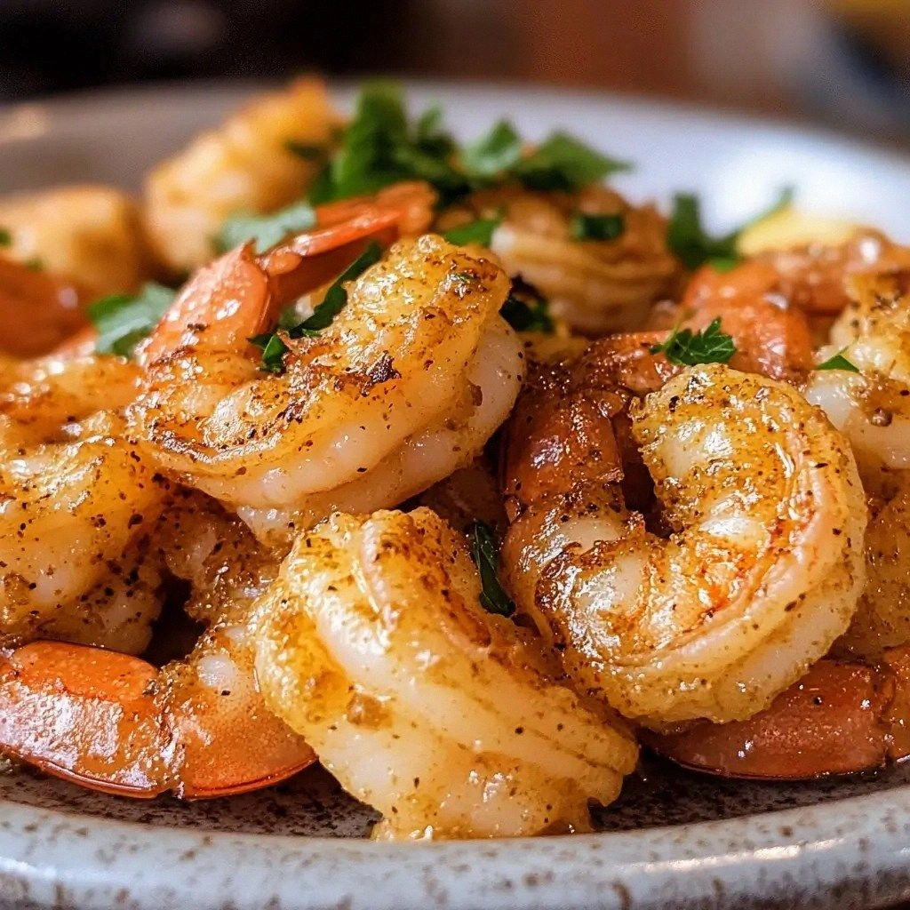 Buttered Lemon Shrimp with Old