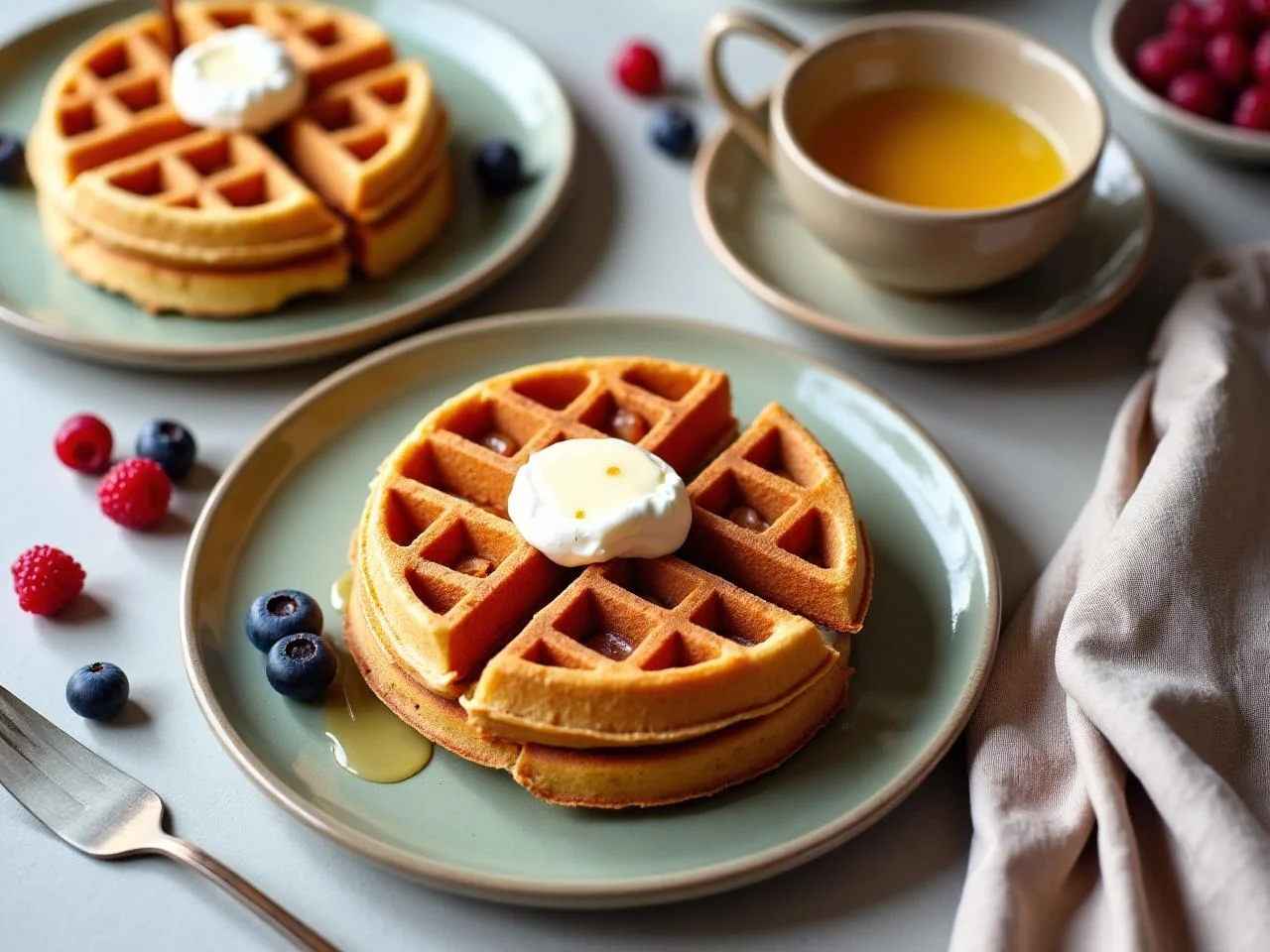 Buttermilk Belgian Waffles
