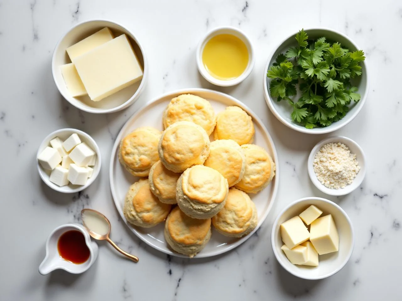 Ingredients for Buttermilk Biscuits