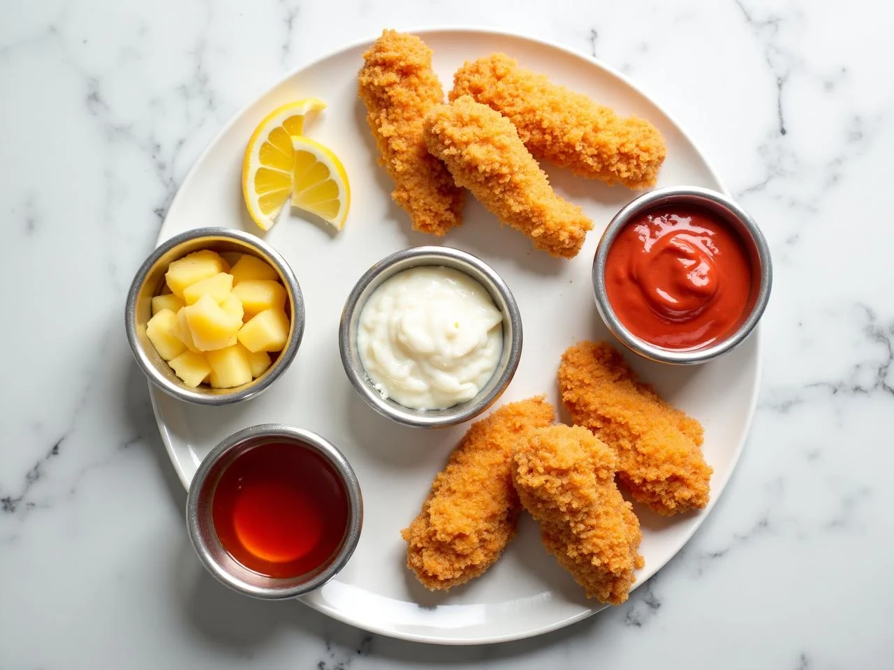 Ingredients for Buttermilk Fried Chicken Tenders
