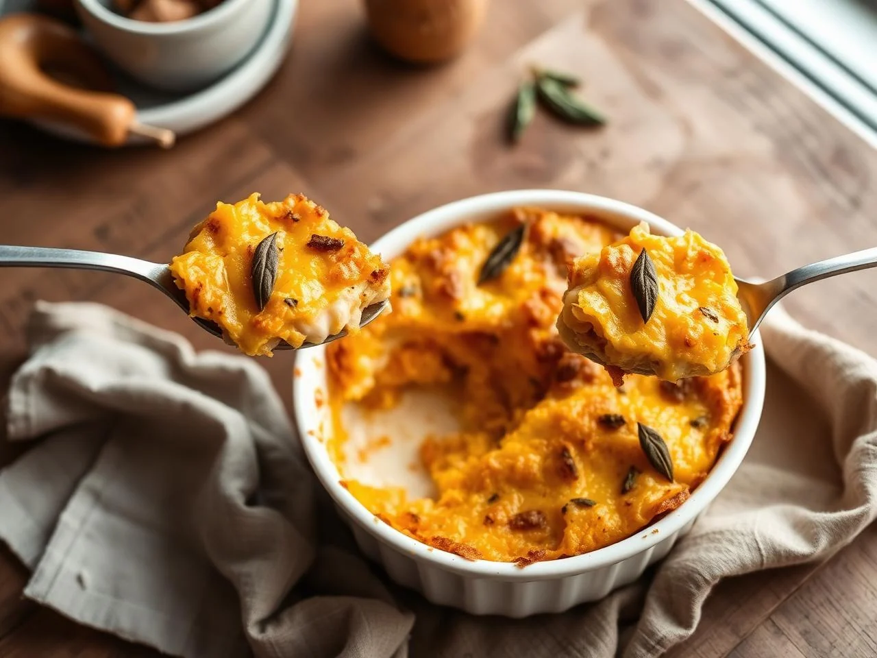 Butternut Squash And Sage Bake