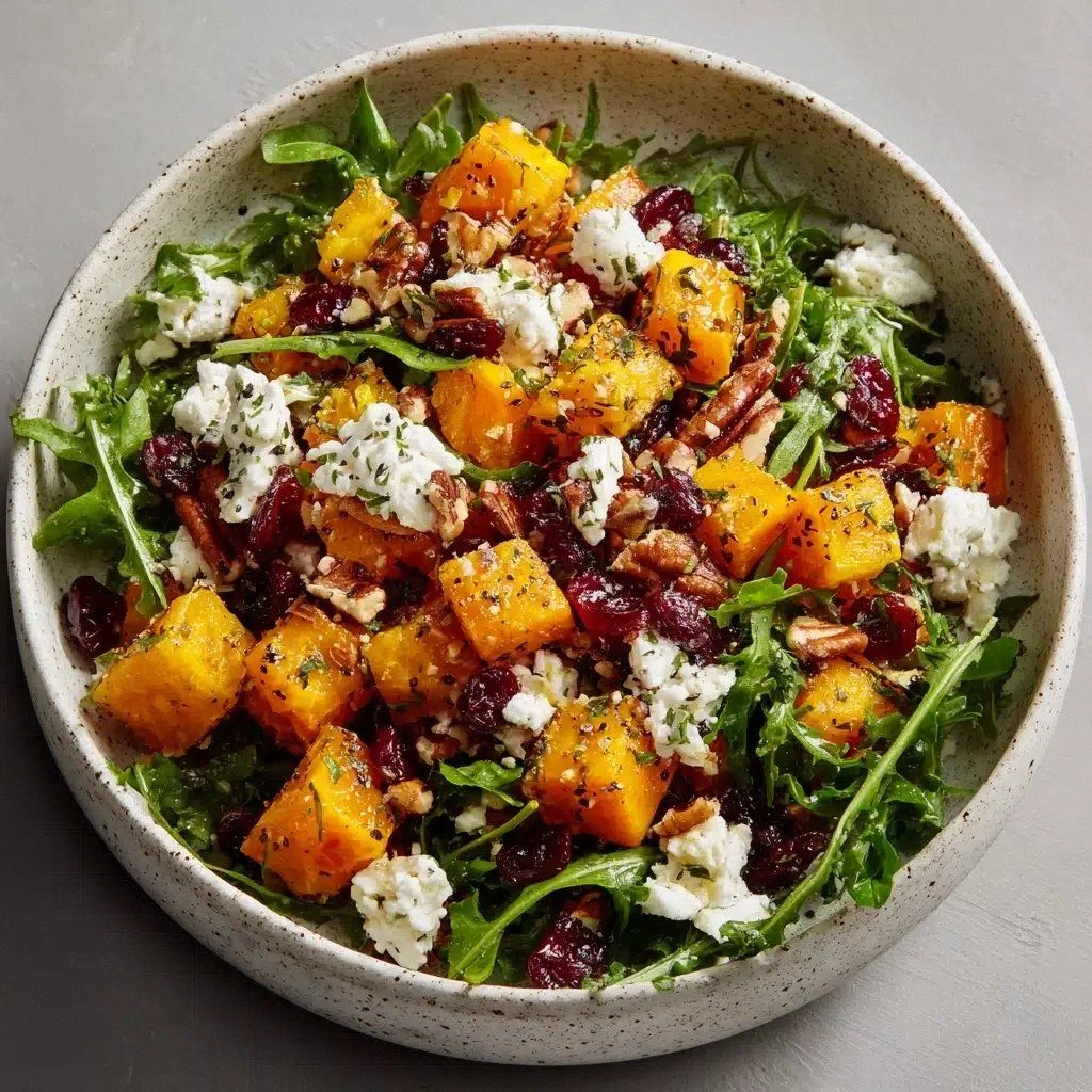 Butternut Squash Feta Salad Re