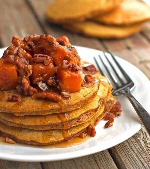 Butternut Squash Pecan Pancake