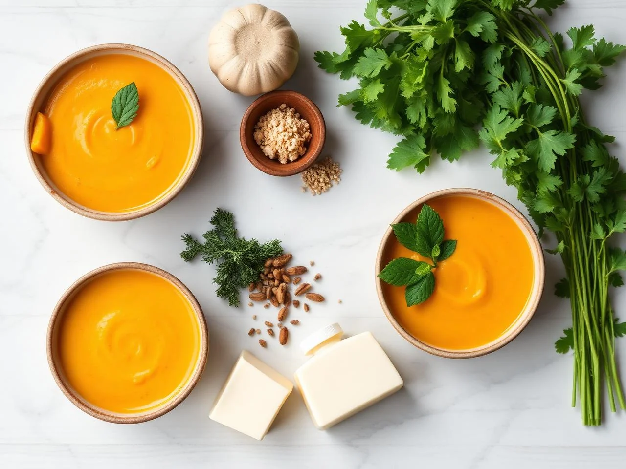Ingredients for Butternut Squash Soup