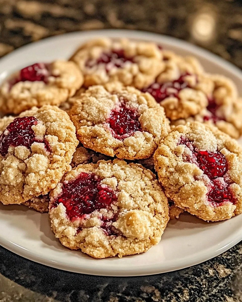Buttery Raspberry Crumble Cookies: A Must-Try Delight!