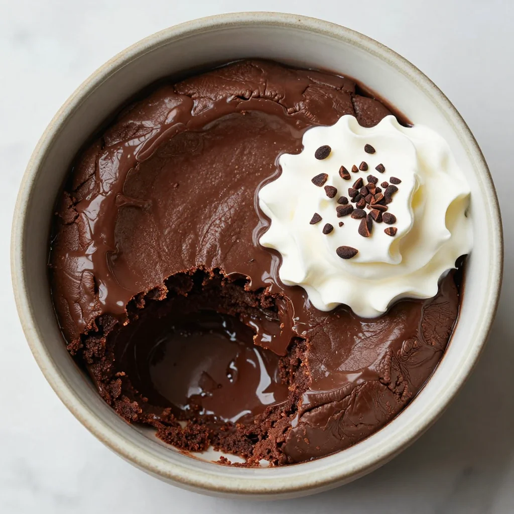 Indulgent Slow Cooker Chocolate Brownie Pudding