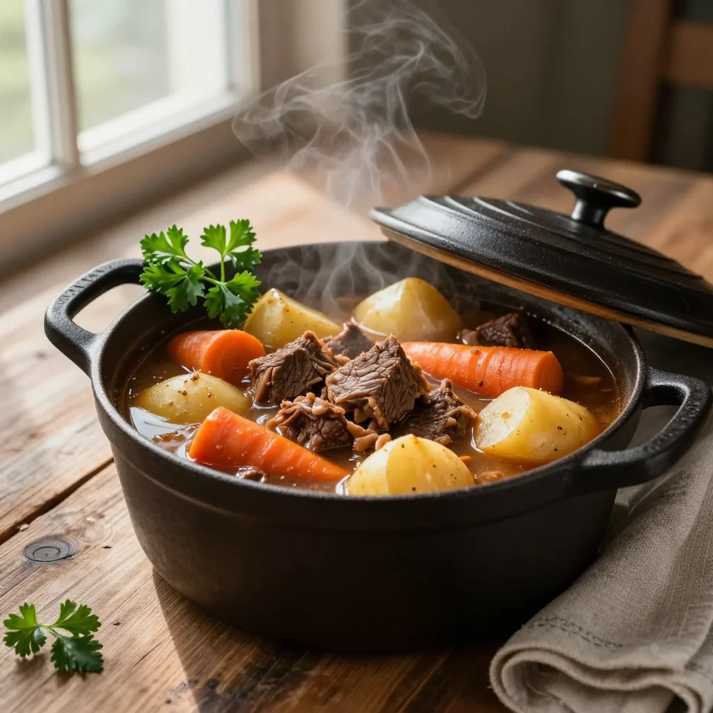 Beef Stew with Potatoes and Carrots
