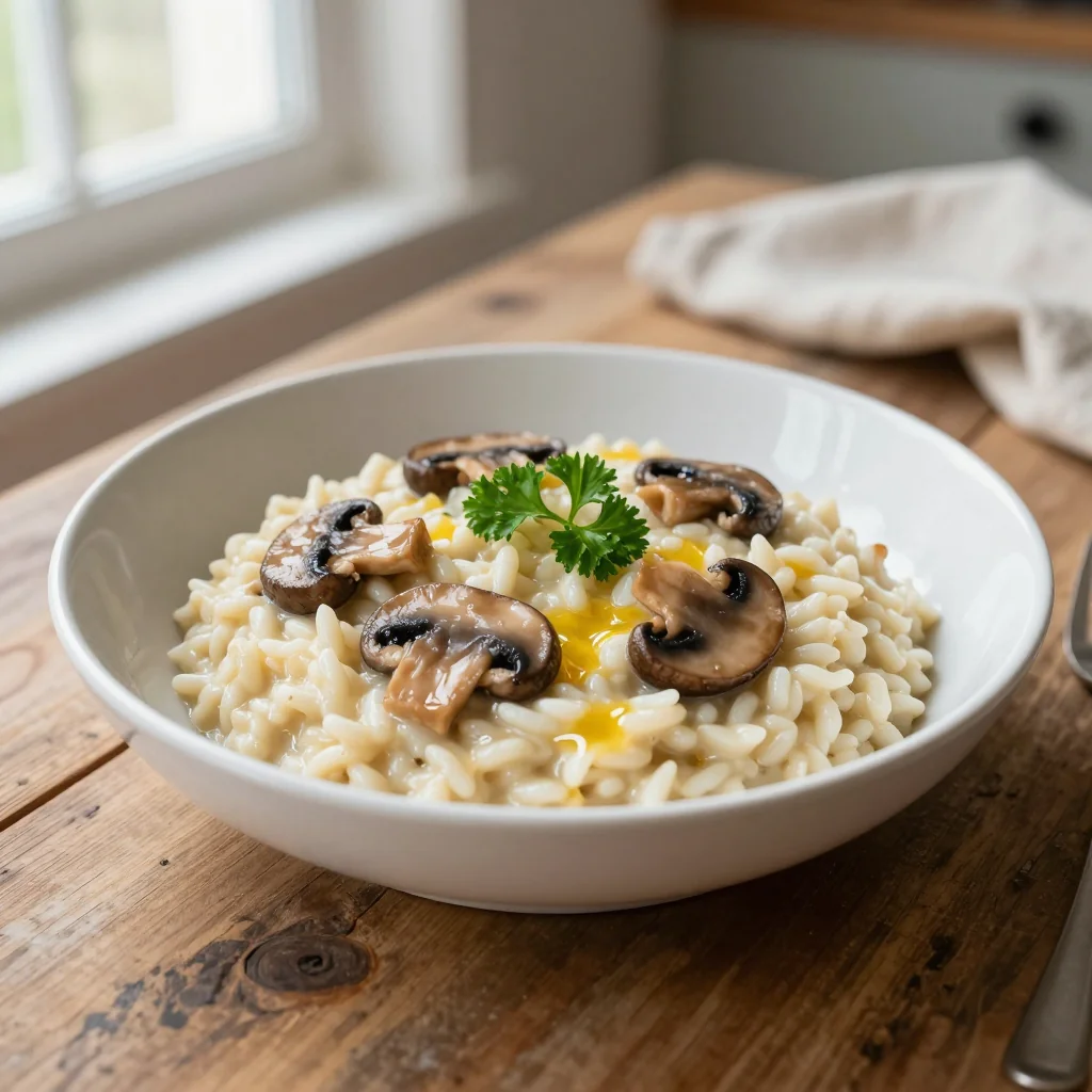 Mushroom Risotto Creamy