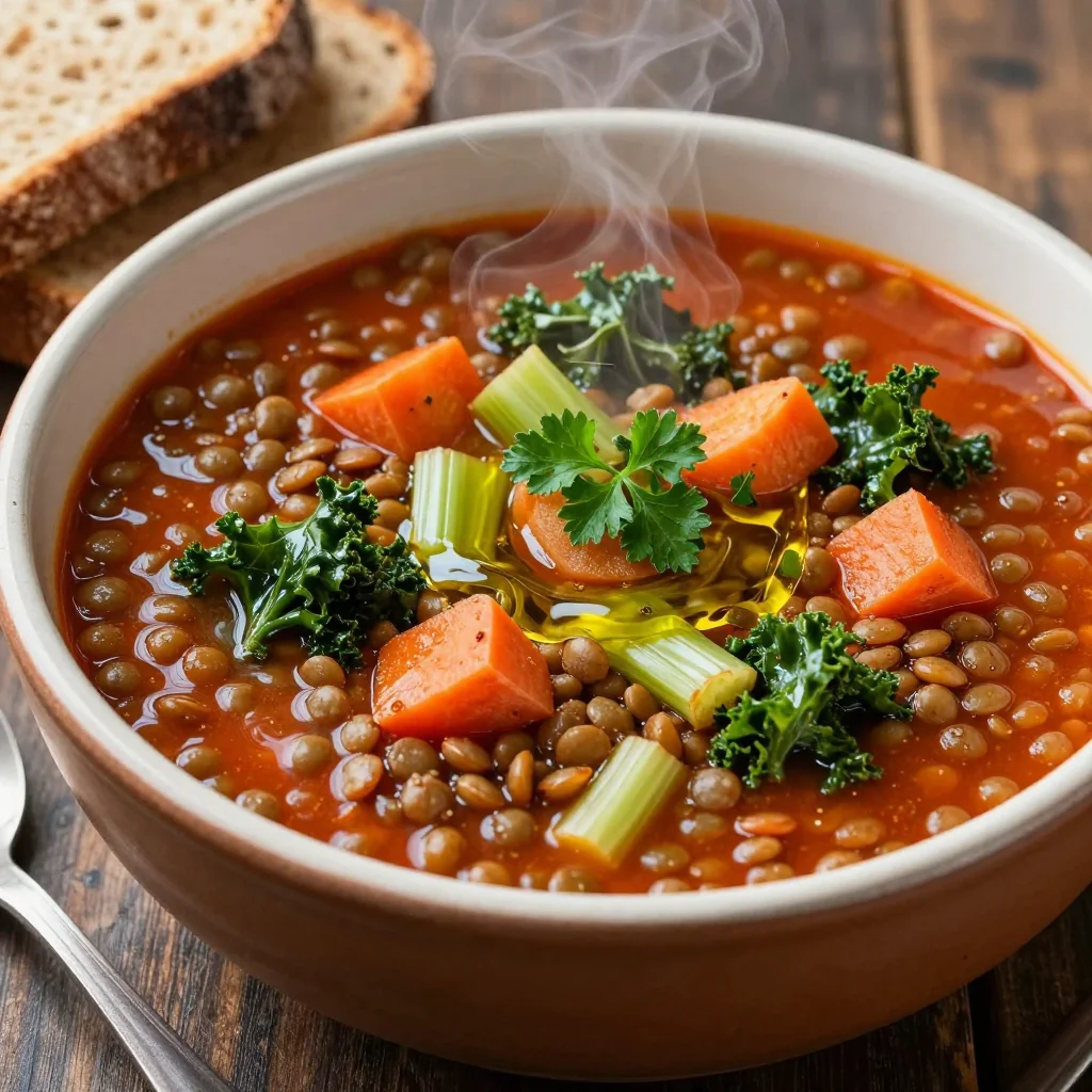 Healthy Vegan Lentil Stew for Plant Based Goals