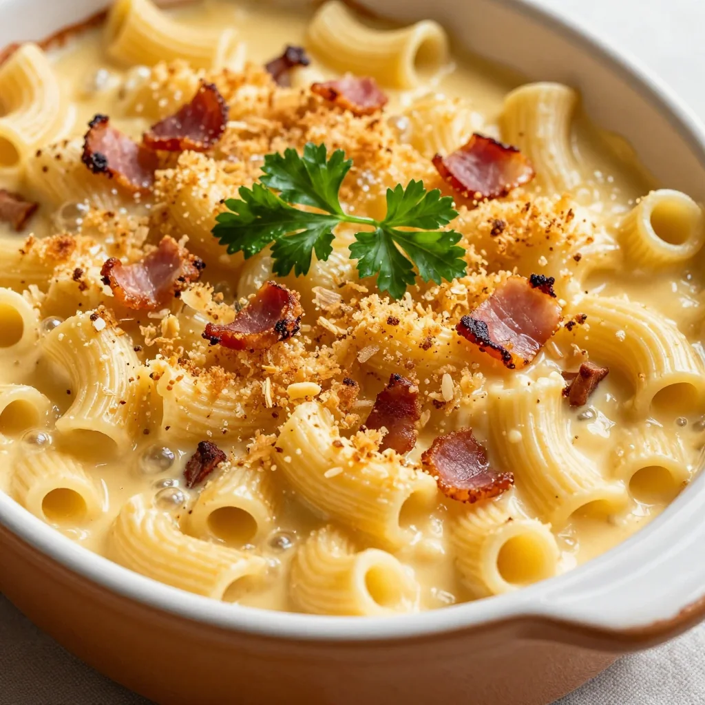 MLK Day Macaroni and Cheese with Crispy Topping for Comfort