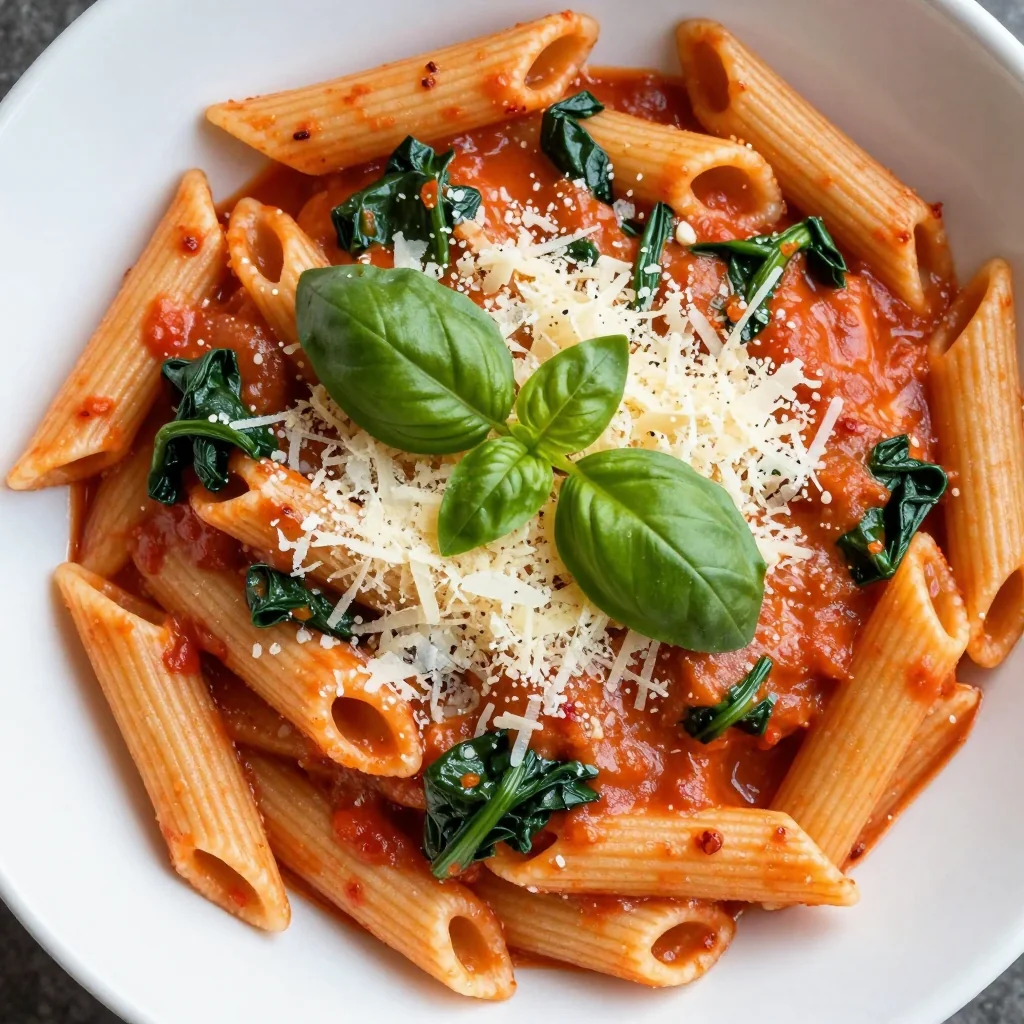 Creamy Tomato and Spinach Pasta for a Weeknight
