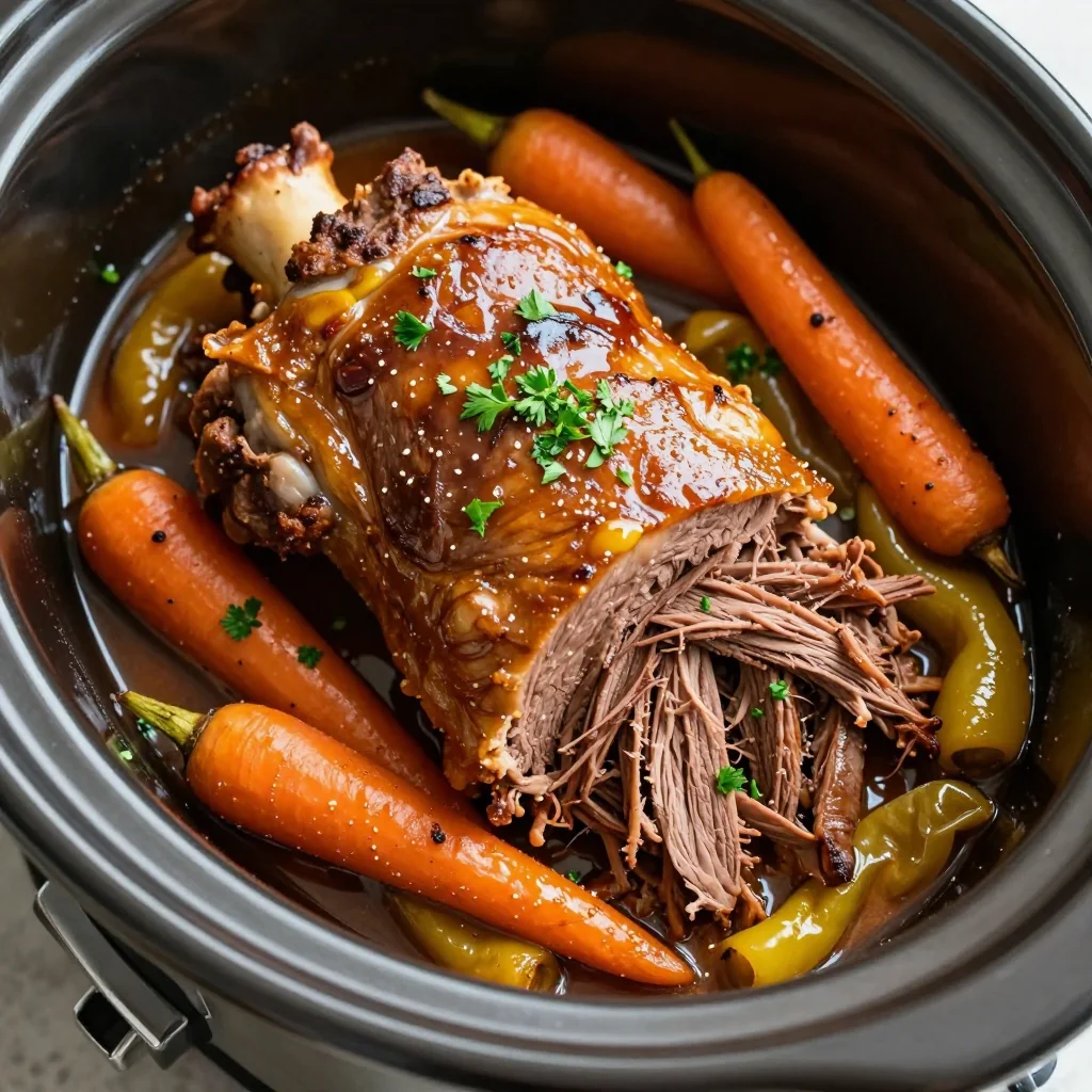 Easy Slow Cooker Mississippi Pot Roast for MLK Sunday Dinner