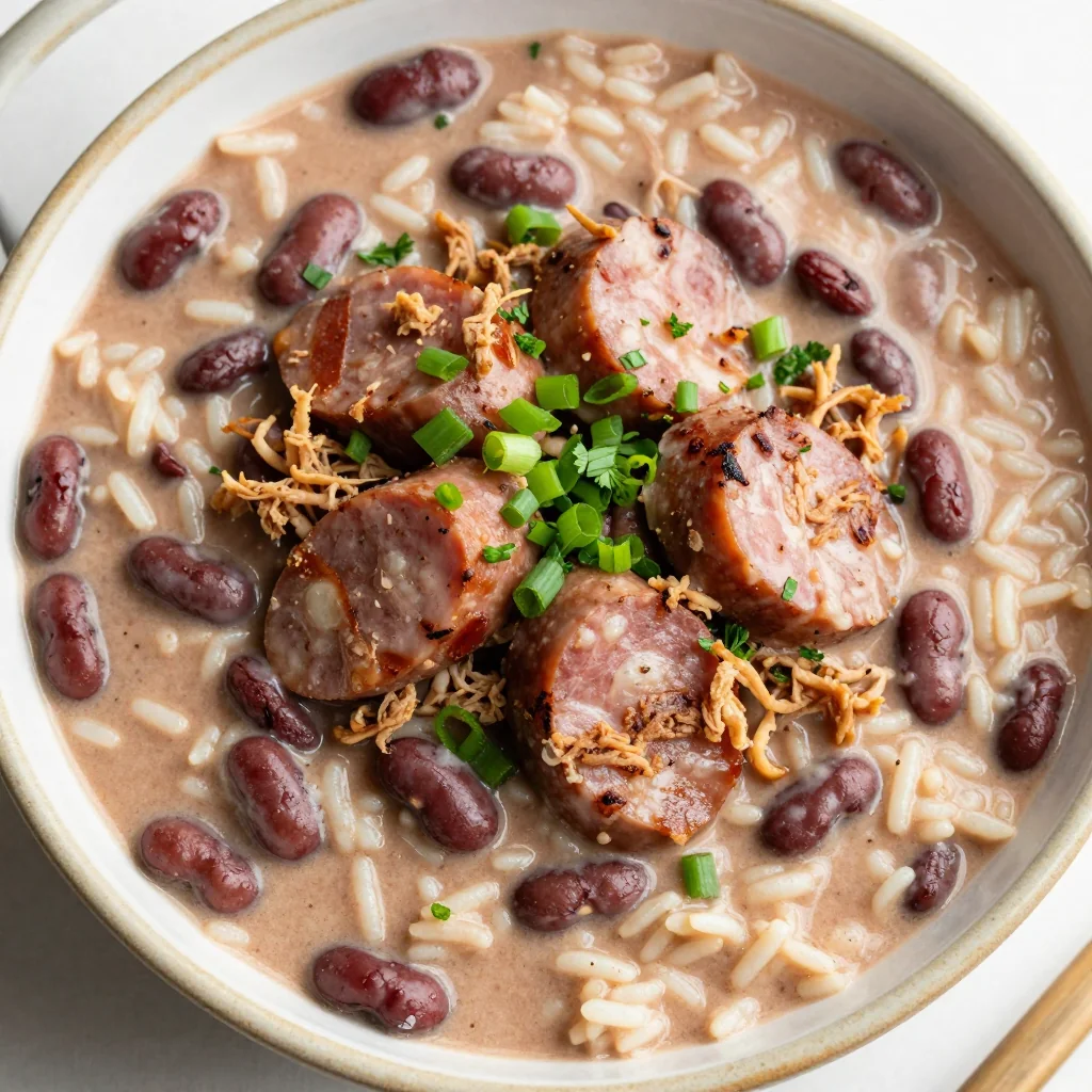 Slow Cooker Red Beans and Rice for MLK Monday