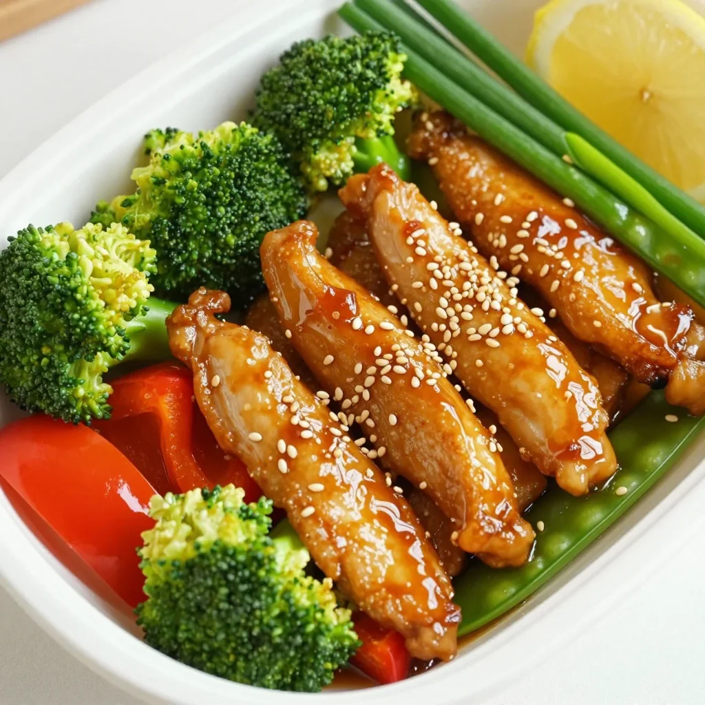 Meal Prep Chicken and Veggie Stir Fry with Sesame Ginger Sauce