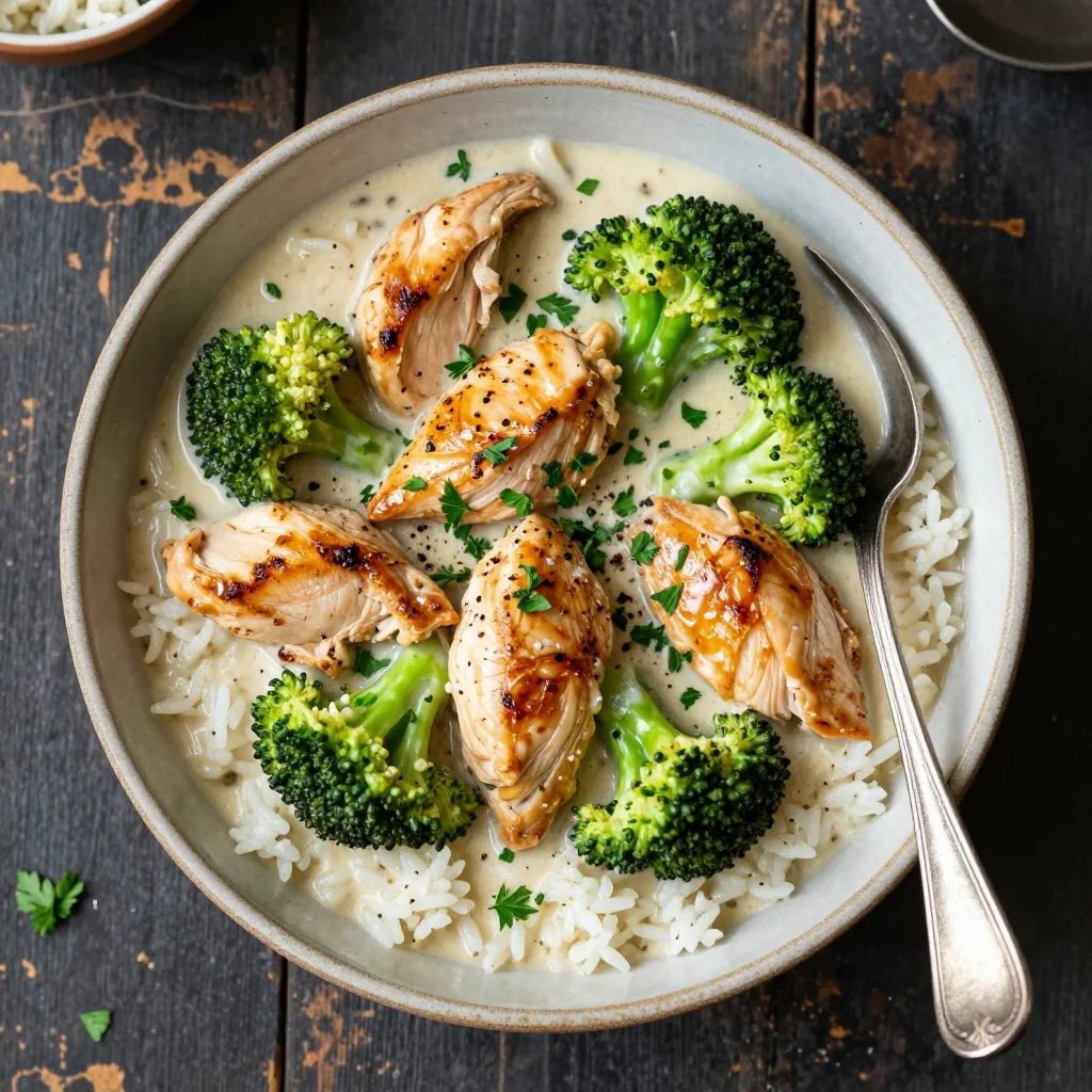 One Pot Creamy Chicken and Broccoli for Cozy Vibes