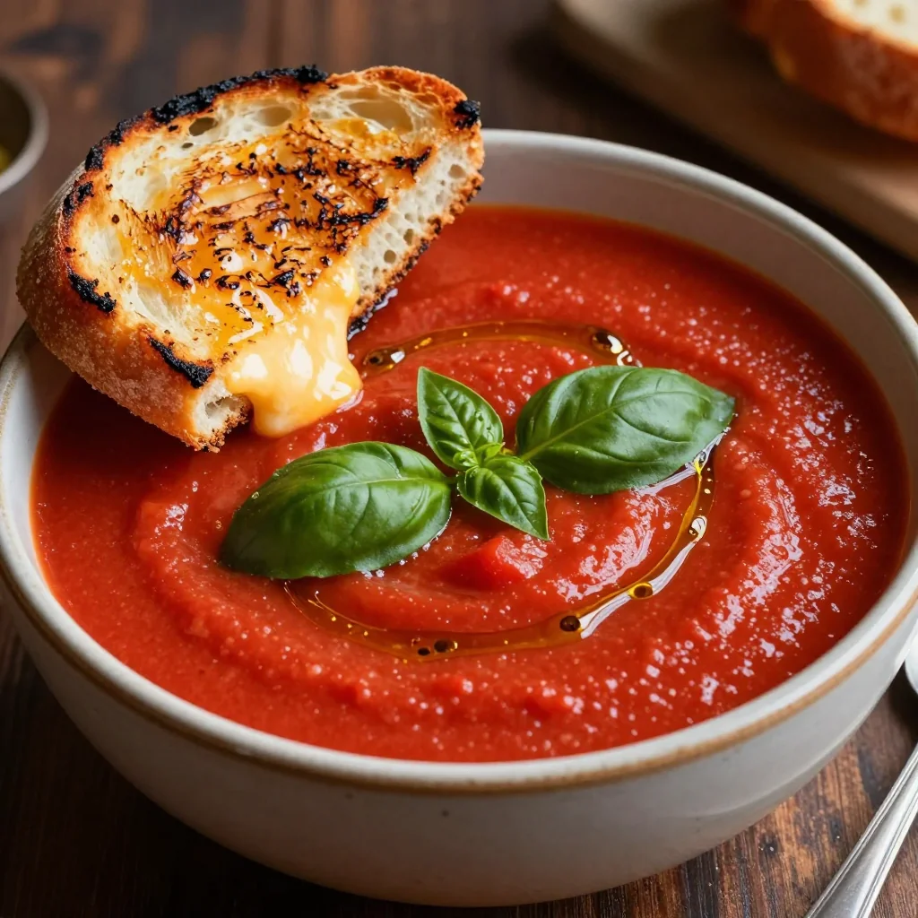 Cozy Tomato Basil Soup That's Better Than Panera