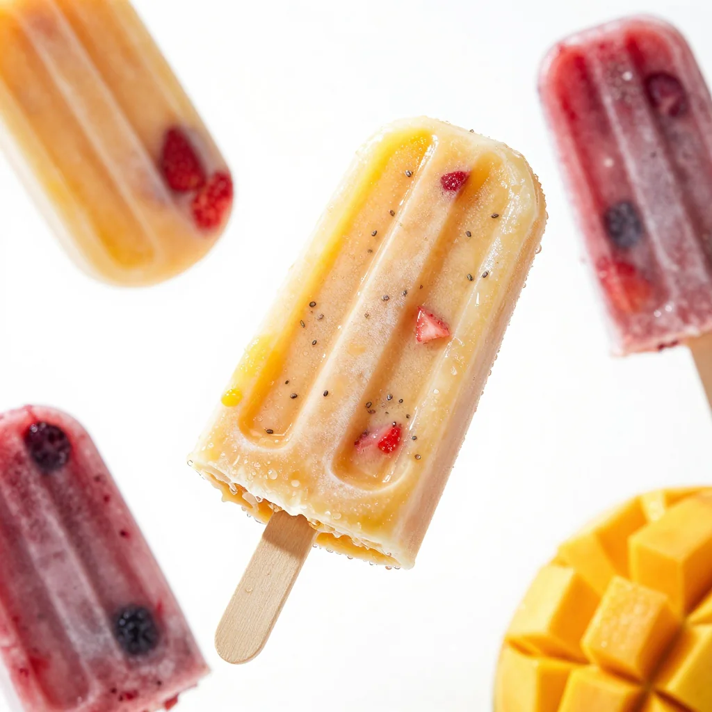 Freezer Prep Breakfast Breakfast Breakfast Smoothie Popsicles for Kids