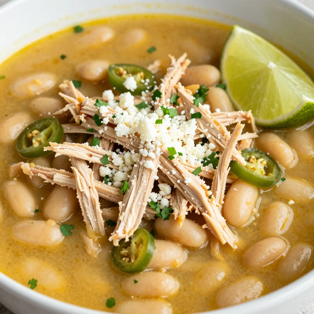 Slow Cooker Chicken and White Bean Chili for Comfort