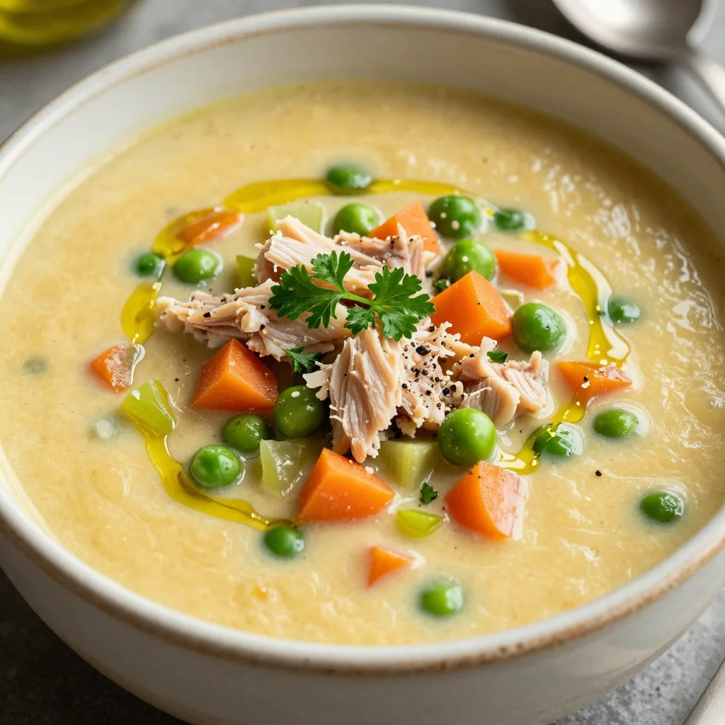 Pantry Clean Out Creamy Tuna and Veggie Soup