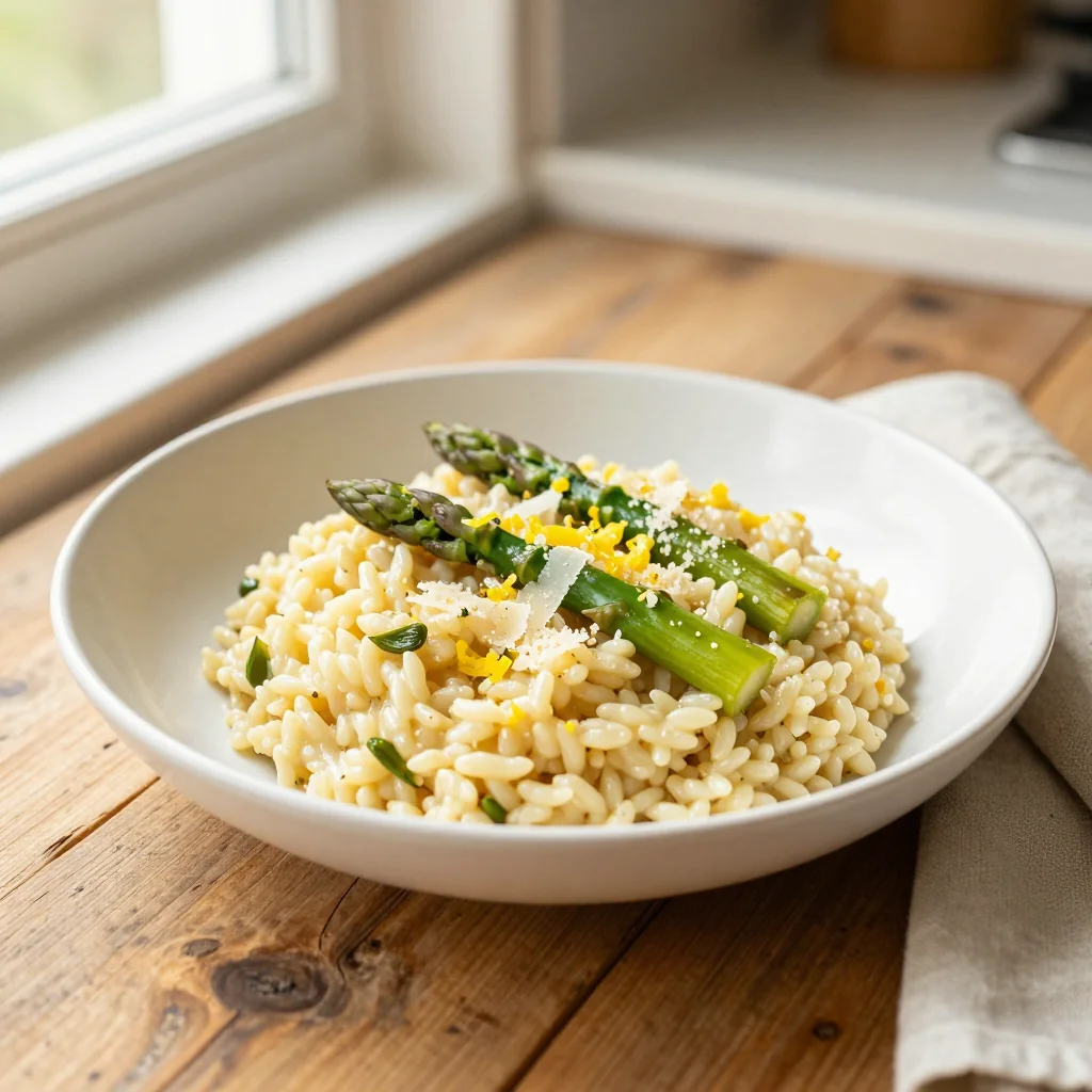 Asparagus Risotto with Lemon and Parmesan