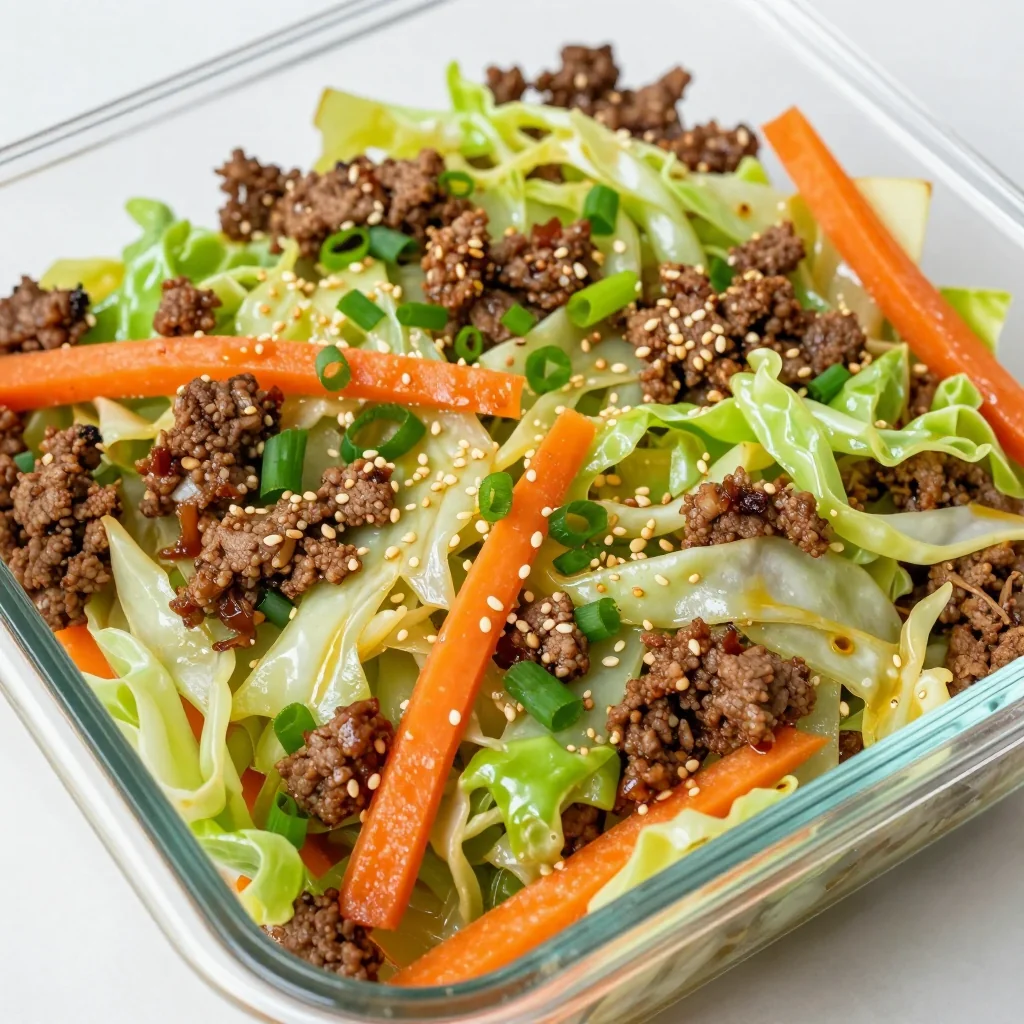 Keto Crack Slaw Freezer Meal for Winter Keto Prep