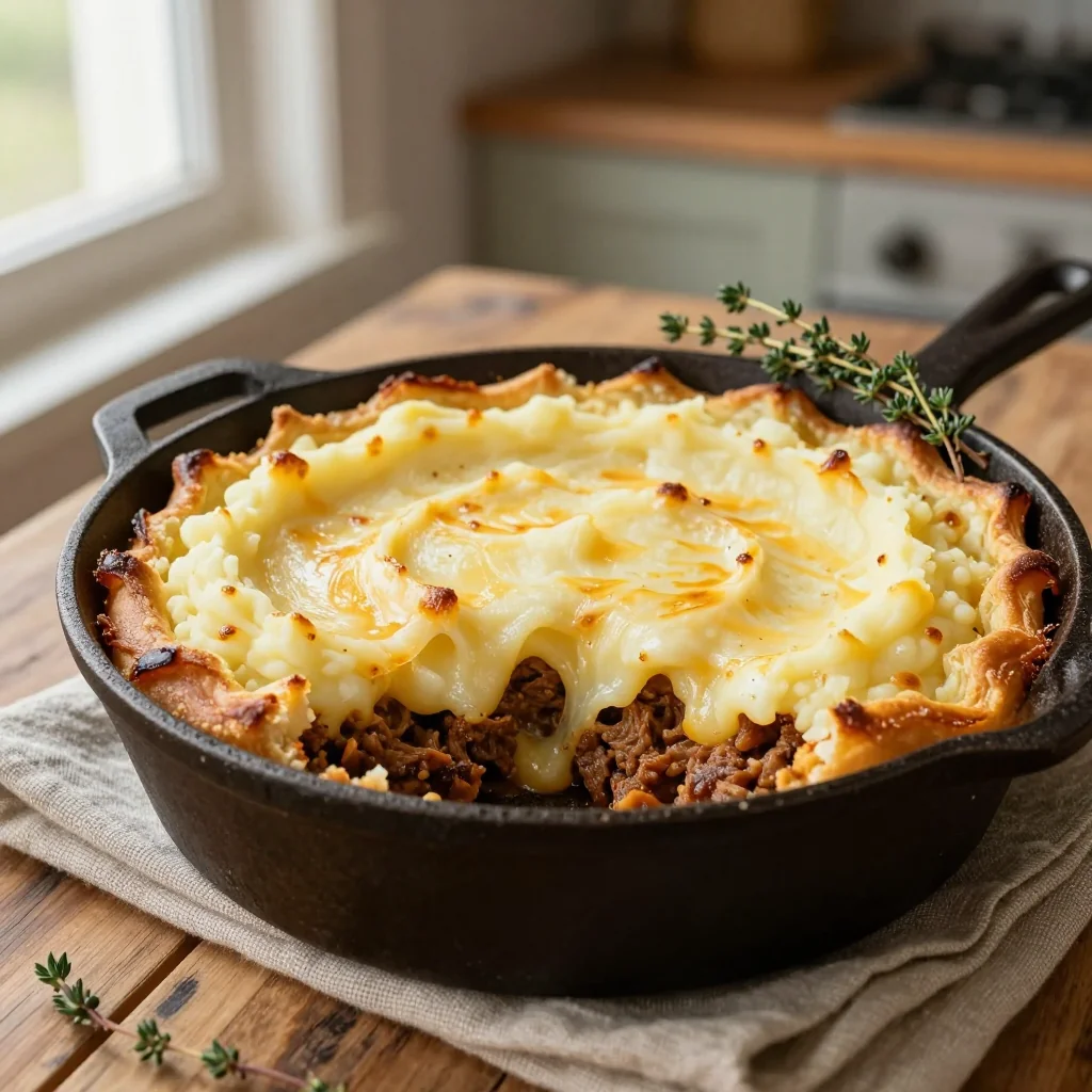 Shepherd's Pie with Cheesy Mashed Potatoes