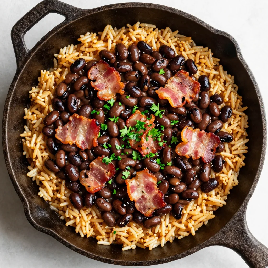 New Year's Day Hoppin' John Skillet with Crispy Bacon